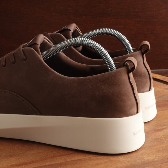 Wolf & Shepherd Leather Sneakers Men’s 9.5 Black Minimal Luxury Casual Shoes Men main image 3